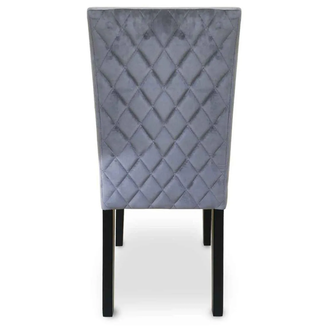 Lot De 2 Chaises SHALIMAN Velours Argent