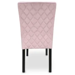 Lot De 2 Chaises SHALIMAN Velours Rose