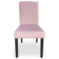 Lot De 2 Chaises SHALIMAN Velours Rose