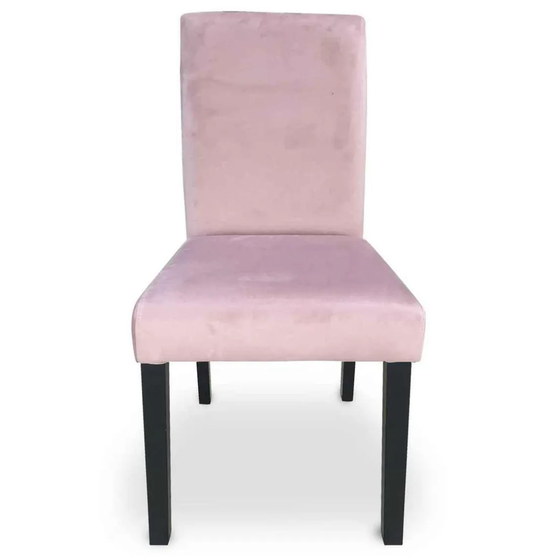 Lot De 2 Chaises SHALIMAN Velours Rose