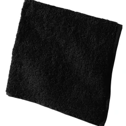 Lot de 2 Essuie-mains carré PRATIK coloré Lauréat noir