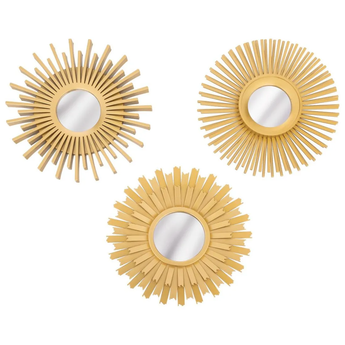 Lot de 3 miroirs
