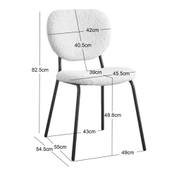 Lot de chaises SUZUKA avec son design scandinave