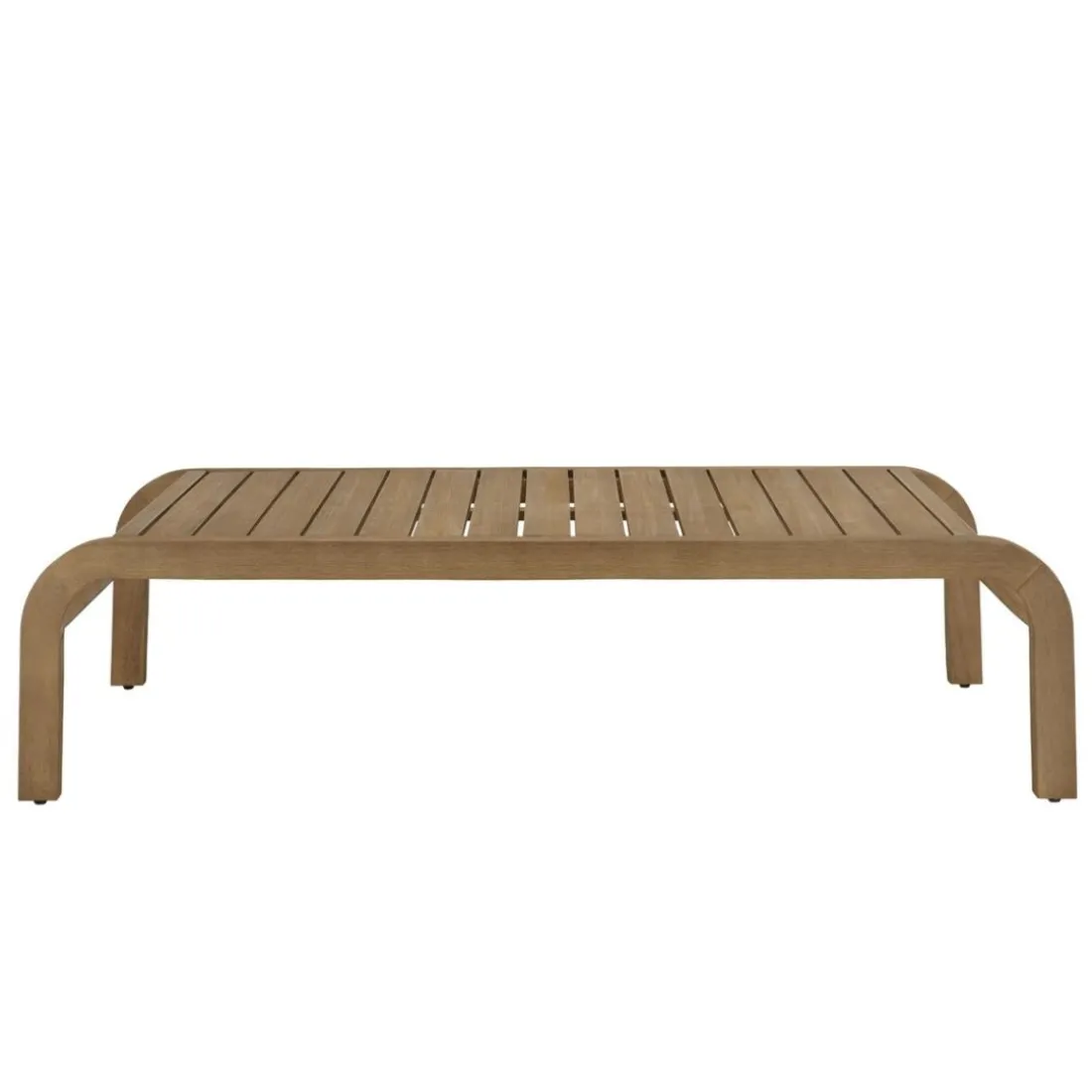 Lot n°1 Salon de jardin 5 p. en acacia beige CELESTIN