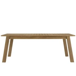 Lot n°3 Salon de jardin acacia beige 6 personnes CELESTIN