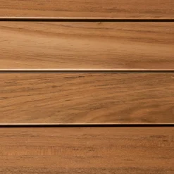 Lot n°164 Salon de jardin en teck et textilène 8/10 personnes