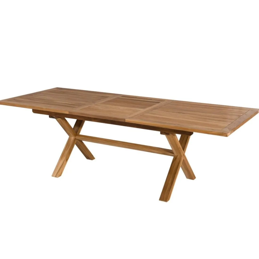 Lot n°164 Salon de jardin en teck et textilène 8/10 personnes