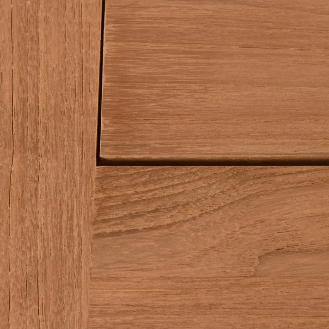 Lot n°166 Salon de jardin en teck et textilène 8/10 personnes