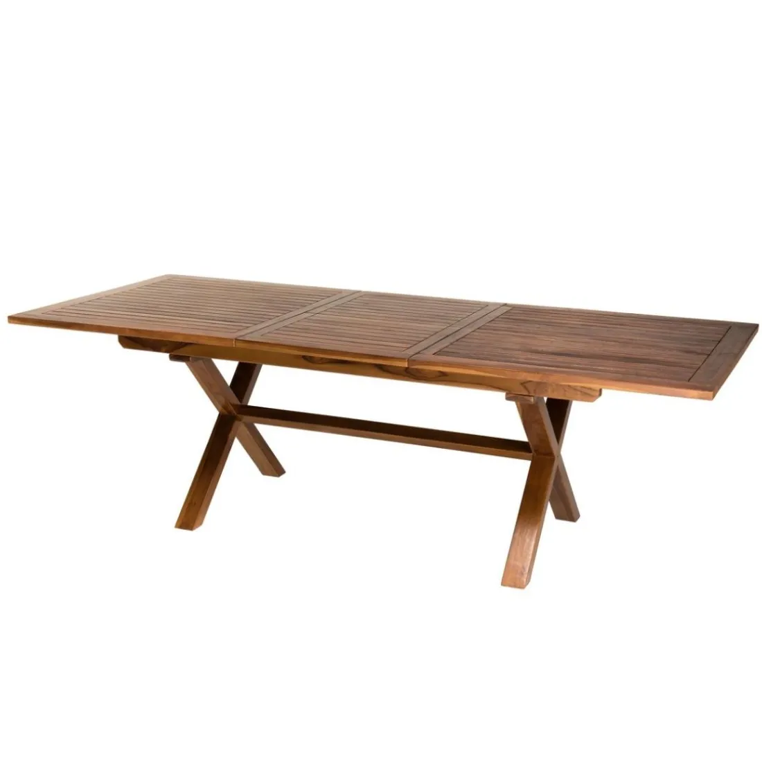 Lot n°115 Salon de jardin en teck huilé 8/10 personnes MAEVA