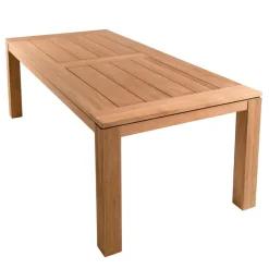 Lot n°165 Salon de jardin en teck et textilène 8/10 personnes