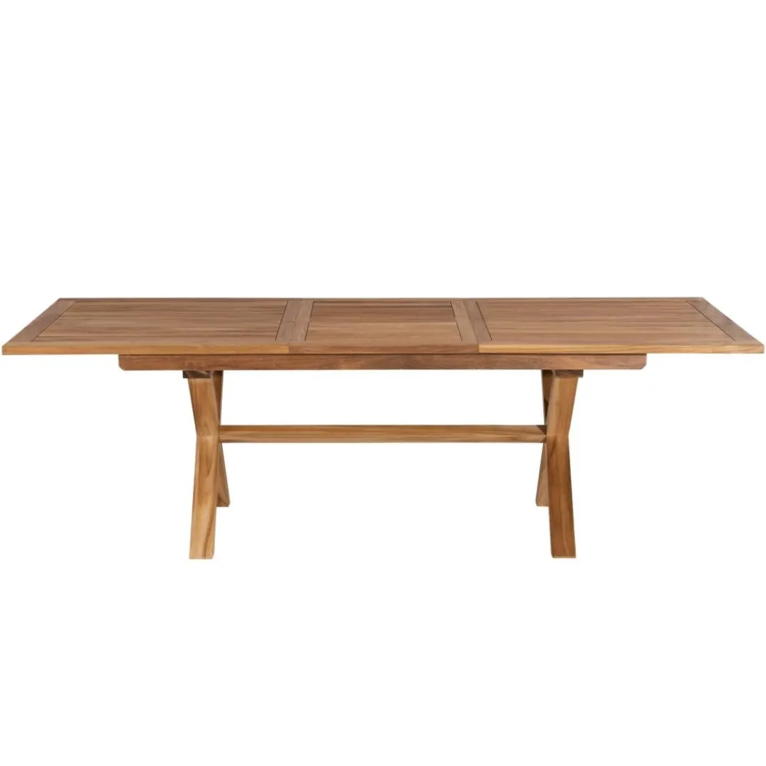 Lot n°163 Salon de jardin en teck et textilène 10/12 personnes