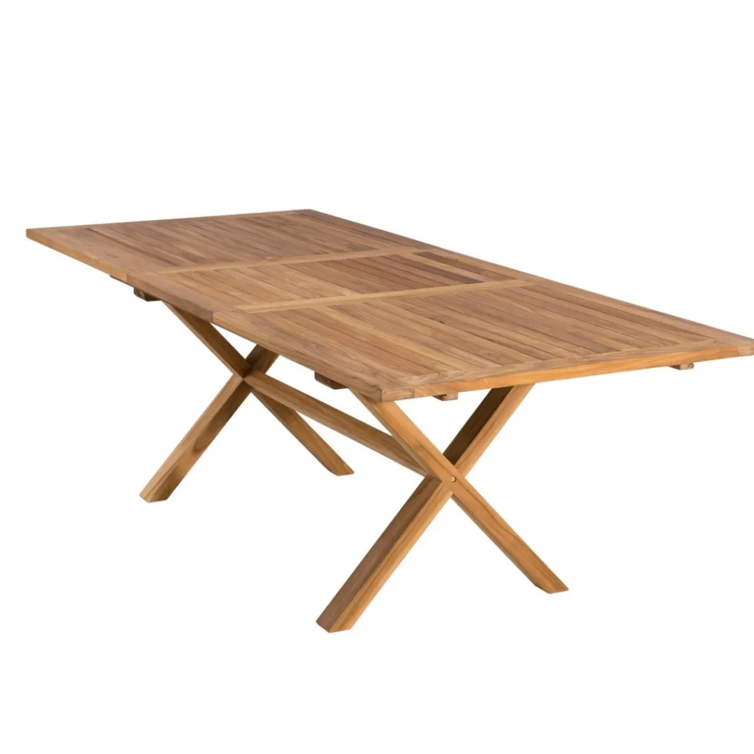 Lot n°163 Salon de jardin en teck et textilène 10/12 personnes