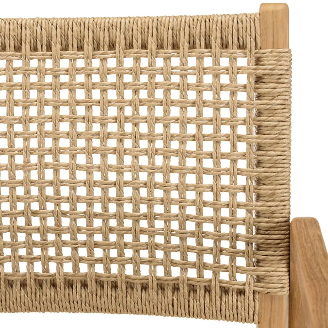 Lot n°29 Salon de jardin teck recyclé rotin synthétique 4 personnes VALERIA