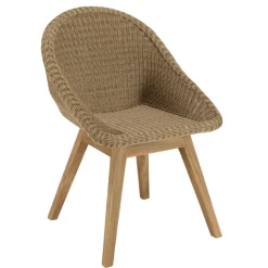 Lot n°7 Salon de jardin teck recyclé rotin synthétique 8/10 personnes KALLY