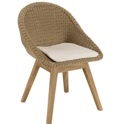 Lot n°7 Salon de jardin teck recyclé rotin synthétique 8/10 personnes KALLY