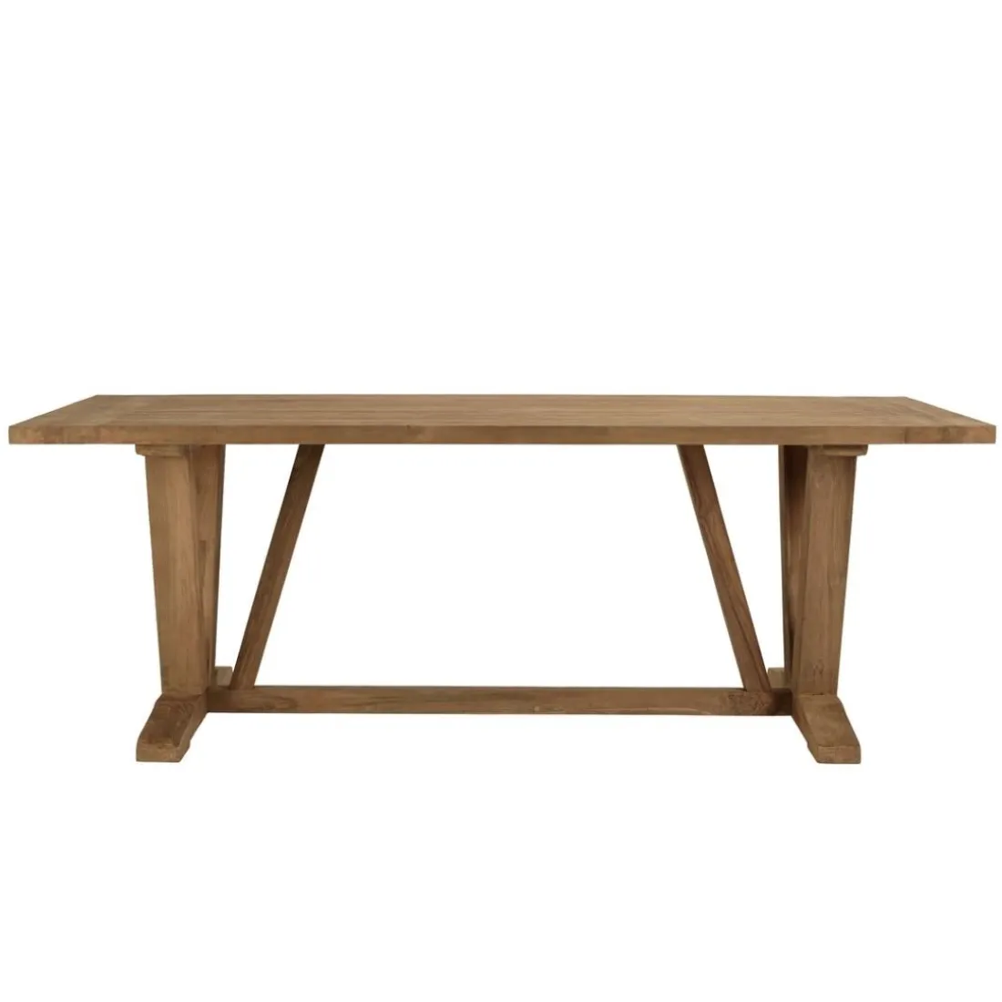 Lot n°19 Salon de jardin teck recyclé et rotin synthétique KALLY