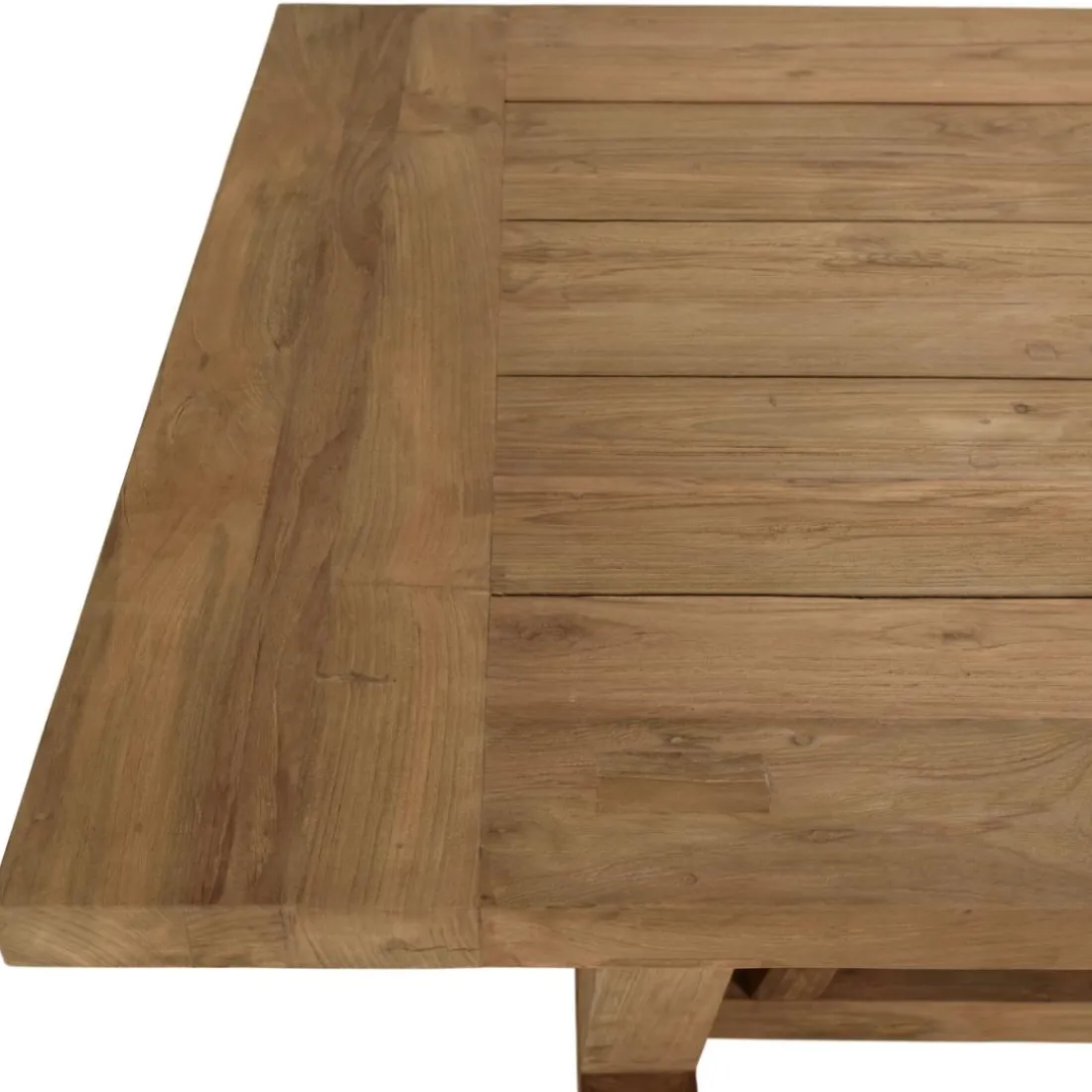 Lot n°19 Salon de jardin teck recyclé et rotin synthétique KALLY