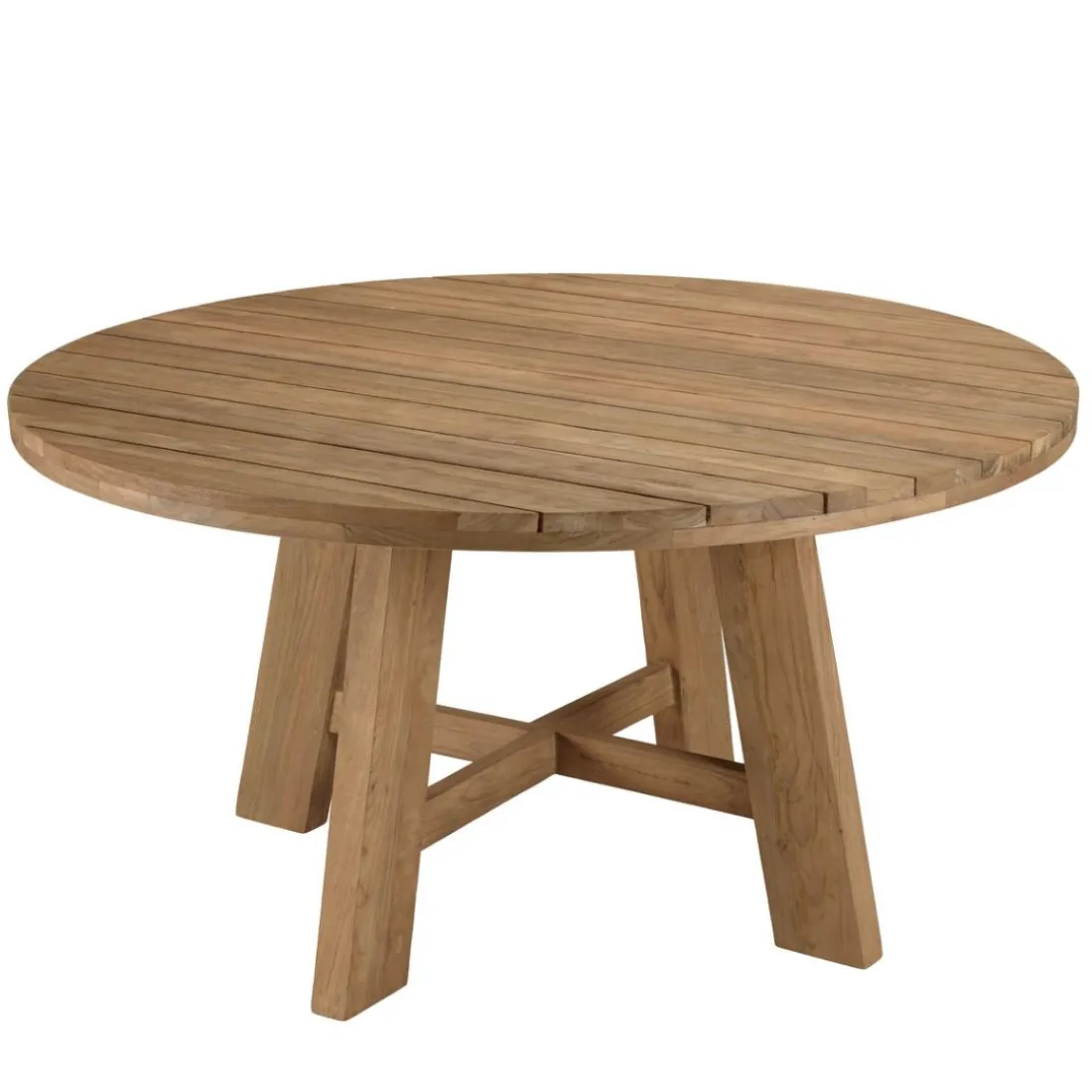 Lot n°27 Salon de jardin teck recyclé et rotin synthétique KALLY