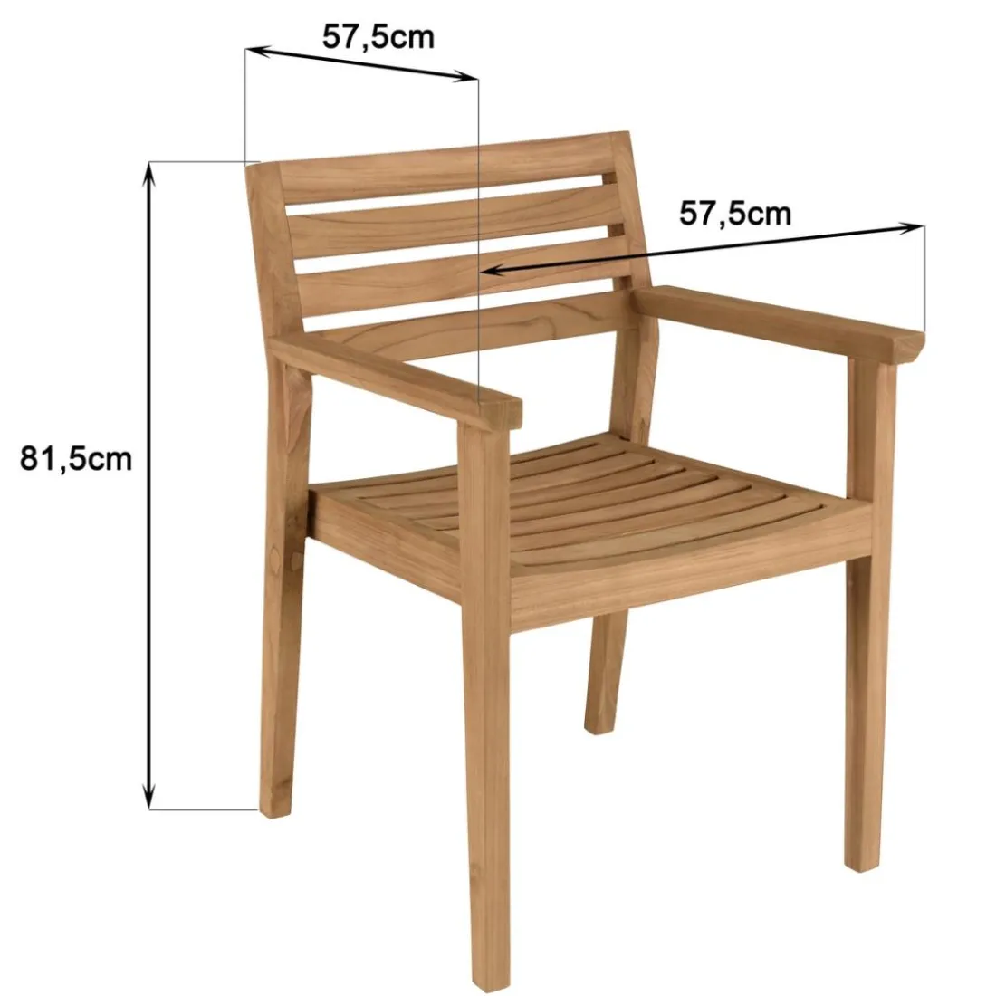 Lot n°10 Salon de jardin teck recyclé et teck 8/10 personnes KALLY