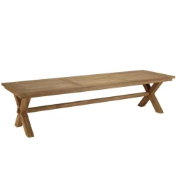 Lot n°10 Salon de jardin teck recyclé et teck 8/10 personnes KALLY