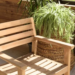 Lot n°10 Salon de jardin teck recyclé et teck 8/10 personnes KALLY