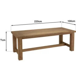 Lot n°17 Salon de jardin teck recyclé et rotin synthétique KALLY