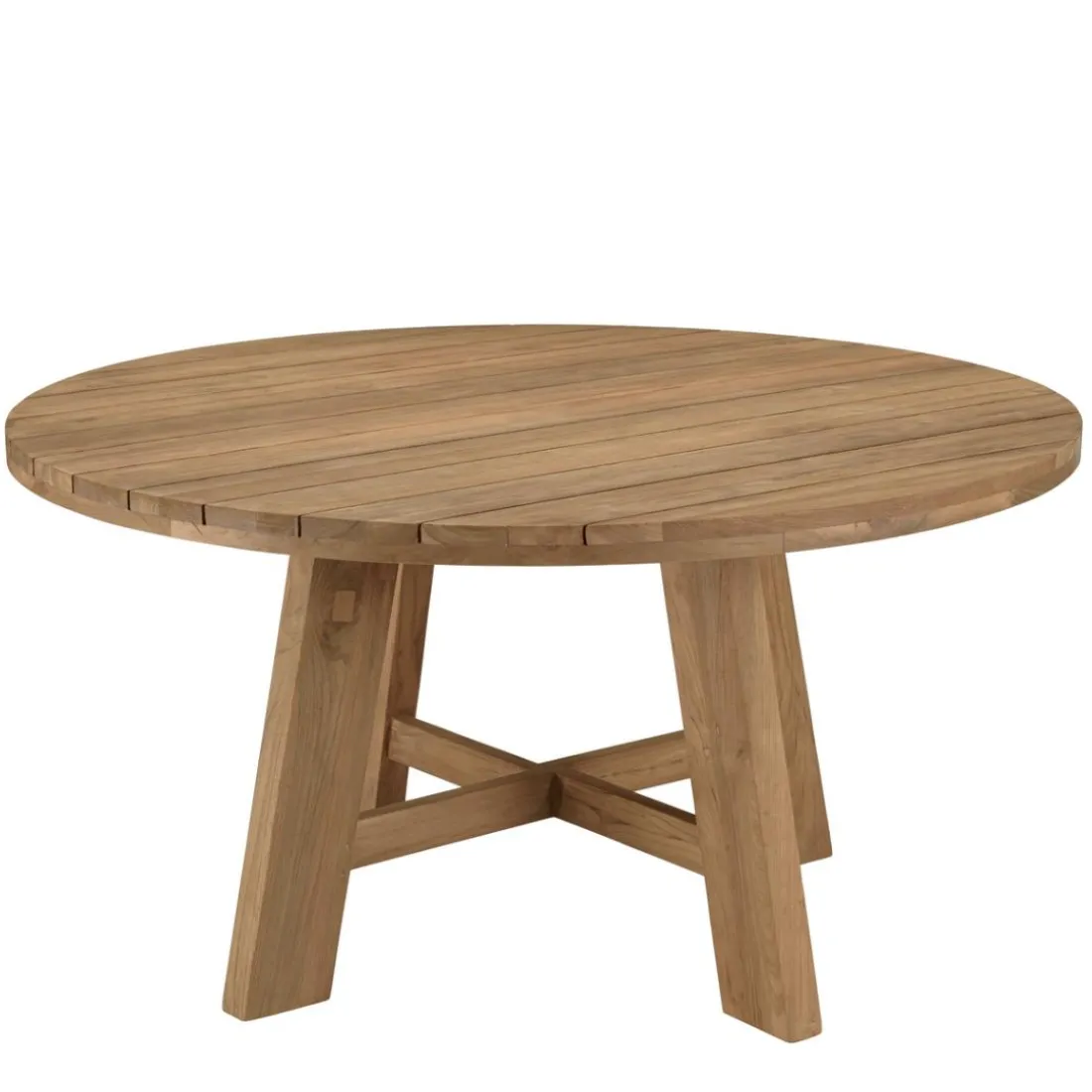 Lot n°28 Salon de jardin teck recyclé et rotin synthétique KALLY