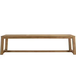 Lot n°3 Salon de jardin teck recyclé rotin synthétique 8 à 10 personnes VALERIA