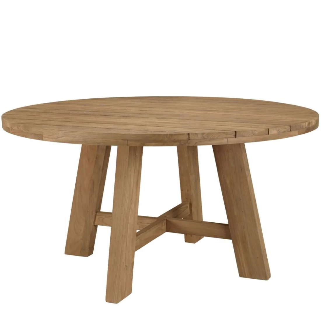 Lot n°24 Salon de jardin teck recyclé rotin synthétique 6 personnes VALERIA