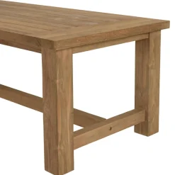 Lot n°12 Salon de jardin teck recyclé rotin synthétique 6 à 8 personnes VALERIA