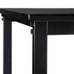 Mange-debout ou Table haute 'MINERVA' en bois et métal noir