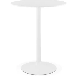 Mange-debout ou table haute 'CARACAS' blanche