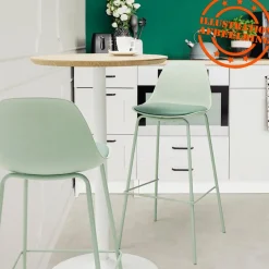 Mange-debout ou table haute 'MADISON' blanche