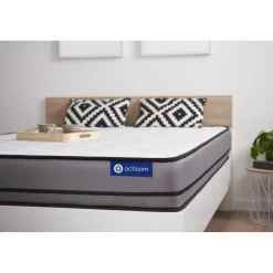 Matelas ACTILATEX 2 faces à mémoire de forme LATEX 3 zones de confort