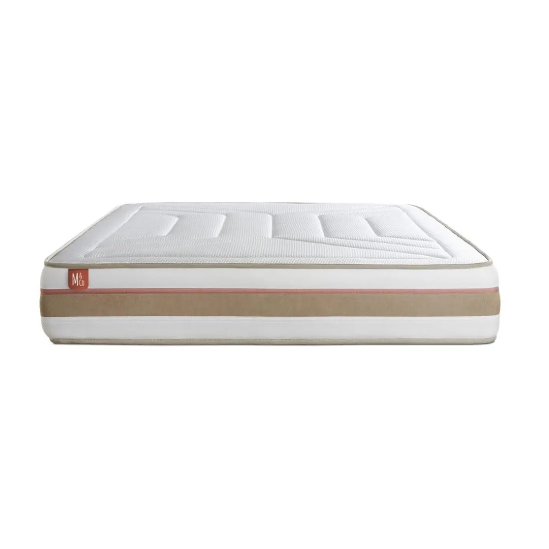 Matelas LE TENDRE Ressorts ensaches Memoire de forme 7 zones de confort