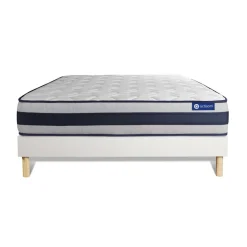 Matelas Ressorts ensaches et Memoire de forme ACTIFLEX ERGO Maxi epaisseur 5zones de confort