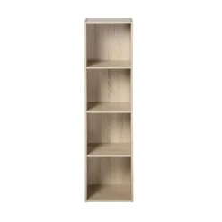 Meuble à 4 cases en bois Beige