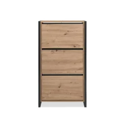 Meuble à Chaussures 3 Abattants DENVER