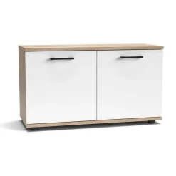 Meuble à chaussures Irysel Bois sonoma et Blanc