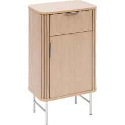 Meuble bas de salle de bain 1 porte Beige