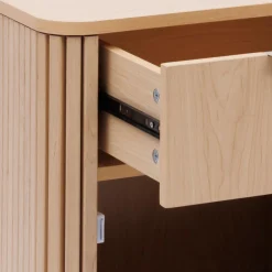 Meuble bas de salle de bain 1 porte Beige