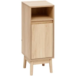Meuble de salle de bain Abana 1 porte bois clair