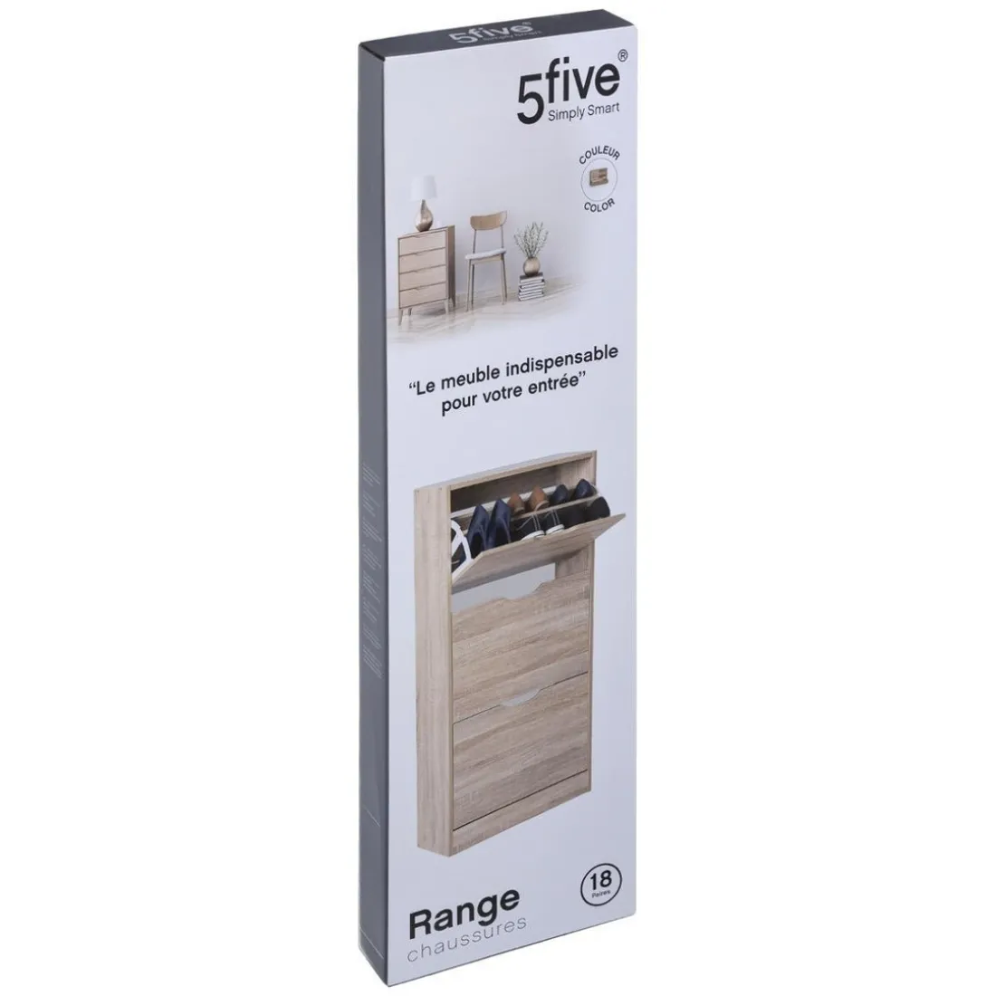 Meuble range-chaussures 3 tiroirs blanc