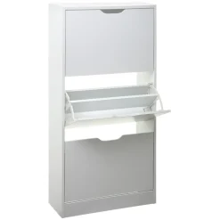Meuble range-chaussures 3 tiroirs blanc