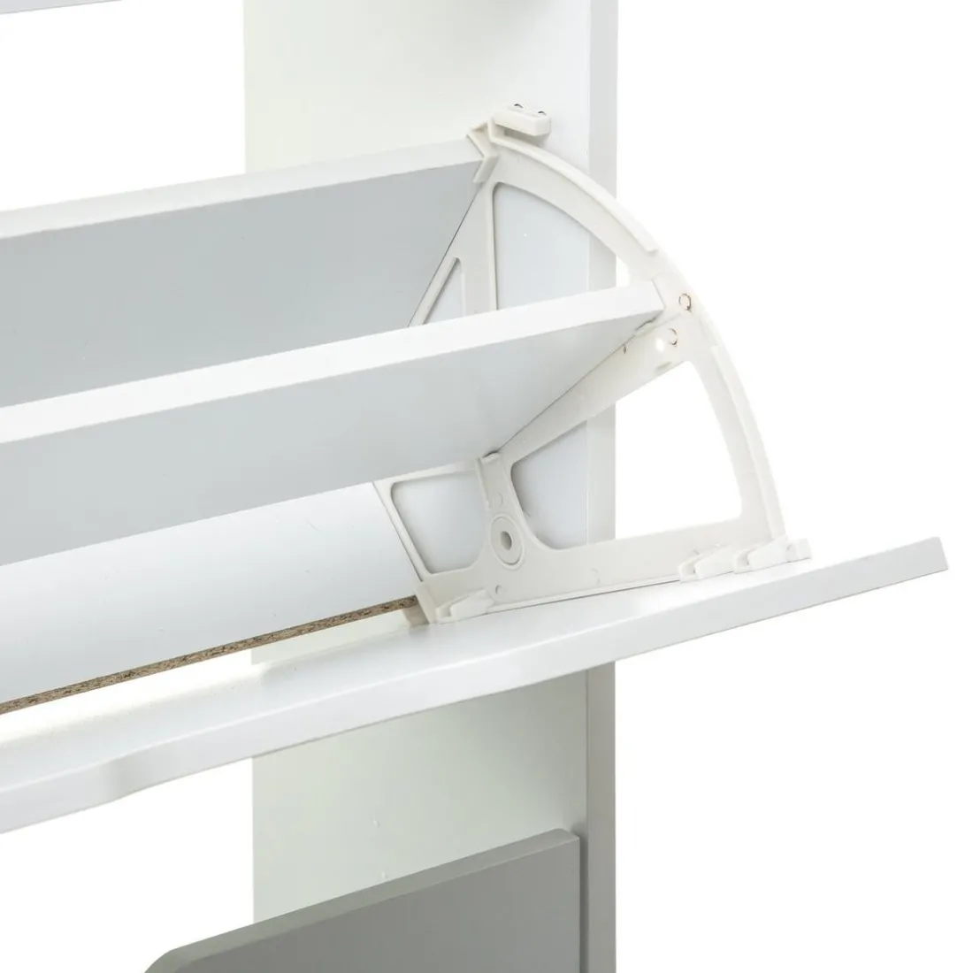 Meuble range-chaussures 3 tiroirs blanc