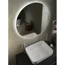 Meuble salle de bain sur pieds coloris Frêne Noir