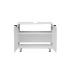 Meuble sous vasque avec deux portes ZAMORA 4 blanc