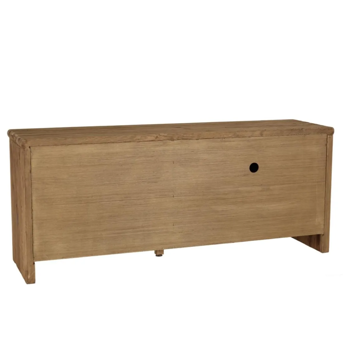 Meuble TV 2 tiroirs 2 portes bois pin recyclé SANDY