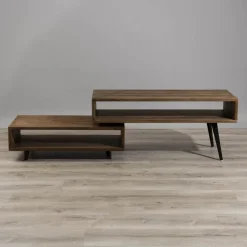 Meuble TV ALIDA Bois Rotatif Scandi