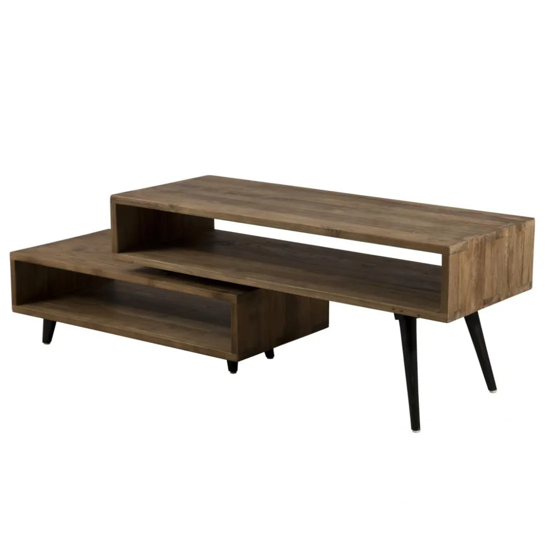 Meuble TV ALIDA Bois Rotatif Scandi